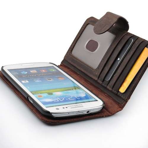 Samsung S3 Vintage Cover + Plus FREE Screen Protector & Mini Stylus