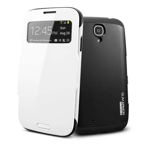 Samsung Galaxy S4 SPIGEN SPG SLIM ARMOR VIEW CASE + Plus FREE Screen Protector