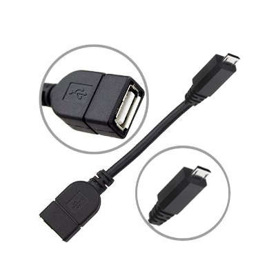 microUSB to USB Female cable - Connector for micro ports - 3G enable external connector