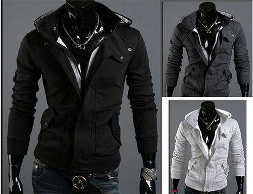 **NEW STYLE** Mens Fashionable Slim Designer Hoody Jacket ***Summer SALE***
