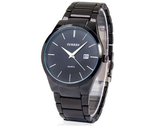 **BUSINESS STYLE** Mens Watch Steel Bracelet Sports Style Luxury Watch **WHITE***