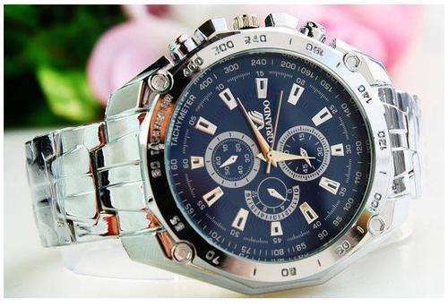**ORLANDO QUALITY** Mens Watch Steel Bracelet Sports Style Luxury Watch **5 Watches to GO***