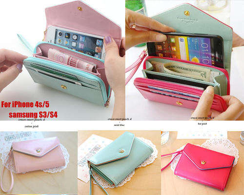 ***NEW STYLE*** Ladies Crown Zipper Style Card & Phone Holder {Factory Prices}