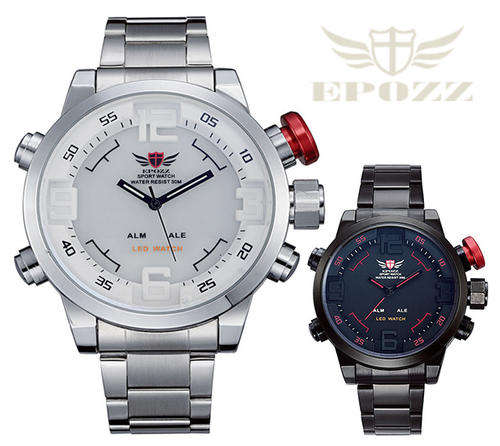 **NEW STYLE** Mens Epozz Military Fashion Quality LED Waterproof Watch ***Special Offer***