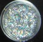Mylar Glitter Stripes For Nail Art #12 - Silver