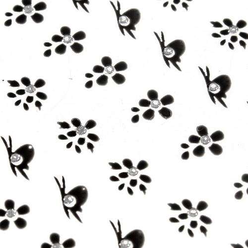 Nail Art Stickers #02 - Black