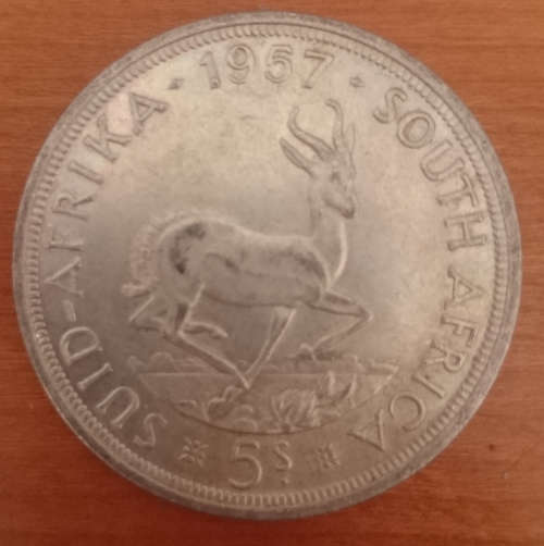 Silver Crown 1957 5 Shilling