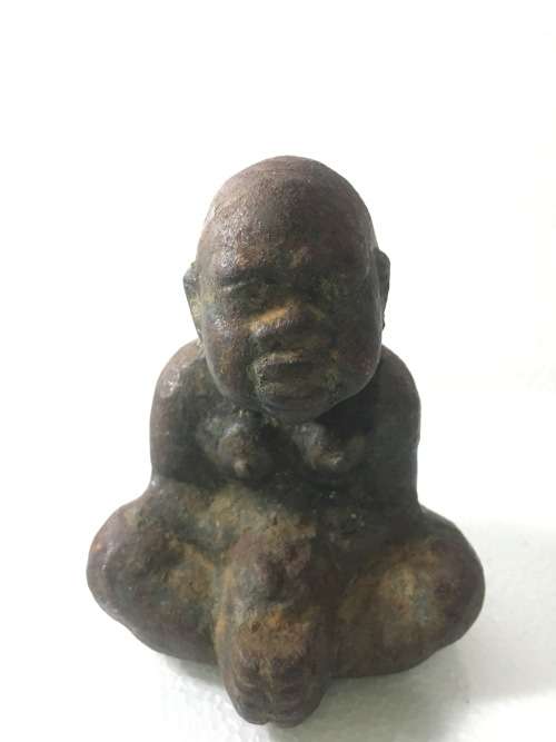 ***RARE FIND**A Heavy Antique African Ethnic Iron Fertility Sculpture