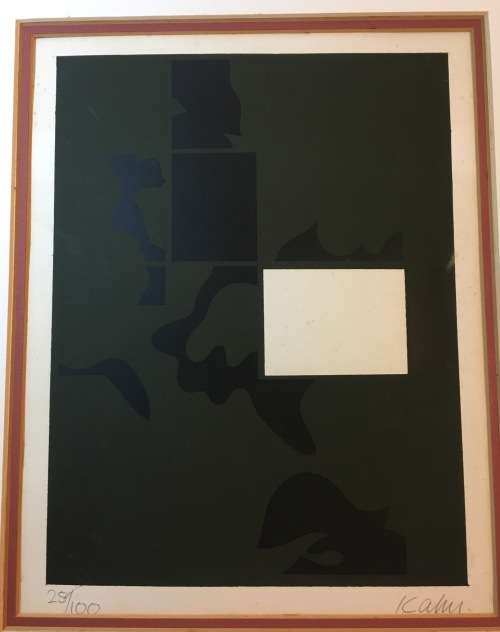 A Rare Screenprint by Master Printer Maurice Kahn Signed limited Edition