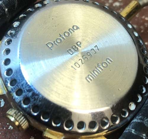 RARE VINTAGE GERMAN PROTONA SPY WATCH 1960s