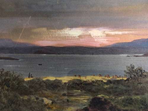 SCOTTISH LANDSCAPE WATERCOLOUR ARTIST WALLER HUGH PATON RSA RSW 1828- 1895