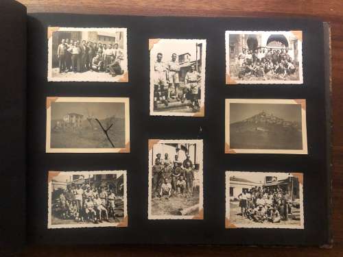 A RARE SA WW2 PHOTO ALBUM OF THE WESTERN DESERT EAST AFRICA CAMPAIGN **over 180 photos**