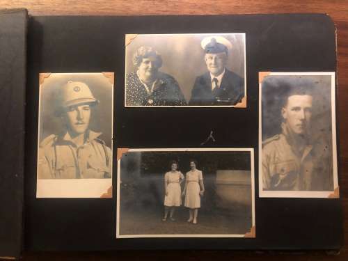 A RARE SA WW2 PHOTO ALBUM OF THE WESTERN DESERT EAST AFRICA CAMPAIGN **over 180 photos**