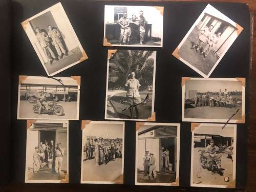 A RARE SA WW2 PHOTO ALBUM OF THE WESTERN DESERT EAST AFRICA CAMPAIGN **over 180 photos**
