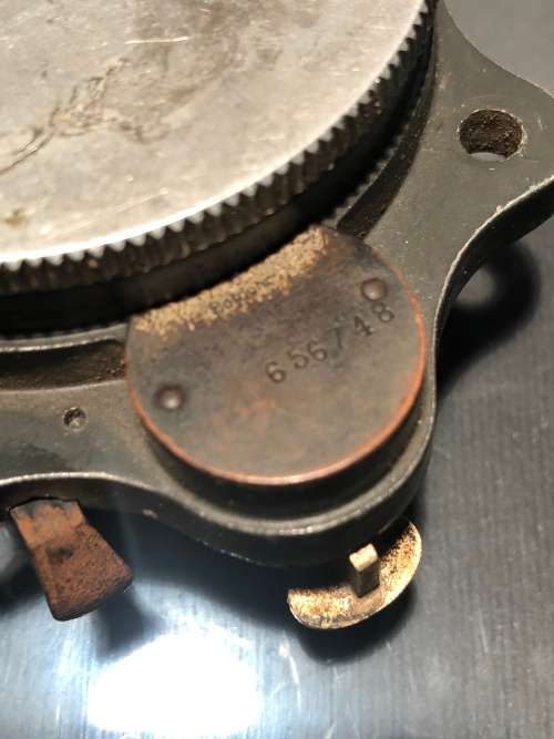 A GERMAN WW2 JUNGHANS J30BZ AIRCRAFT CLOCK ( NON WORKING)