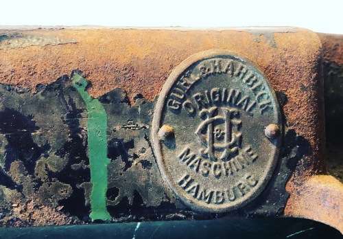 ANTIQUE GUHL AND HARBECK PENCIL SHARPENER