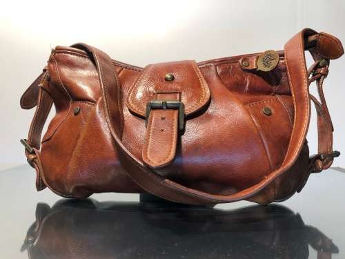 A Vintage Leather Mulberry Shoulder Bag