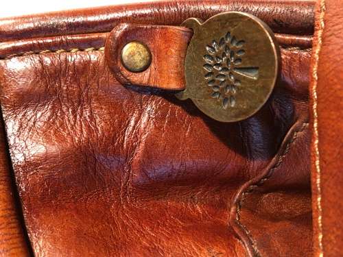 A Vintage Leather Mulberry Shoulder Bag