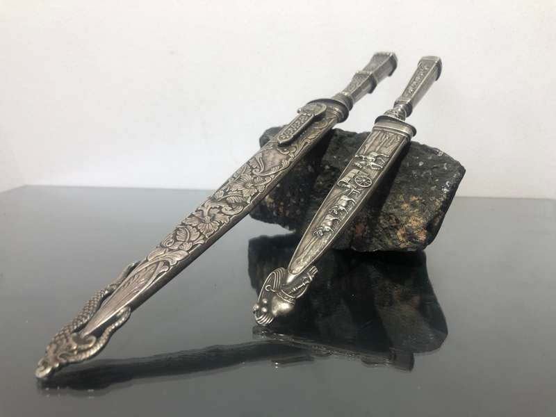 VINTAGE ARGENTINIAN INOX GAUCHO KNIVES