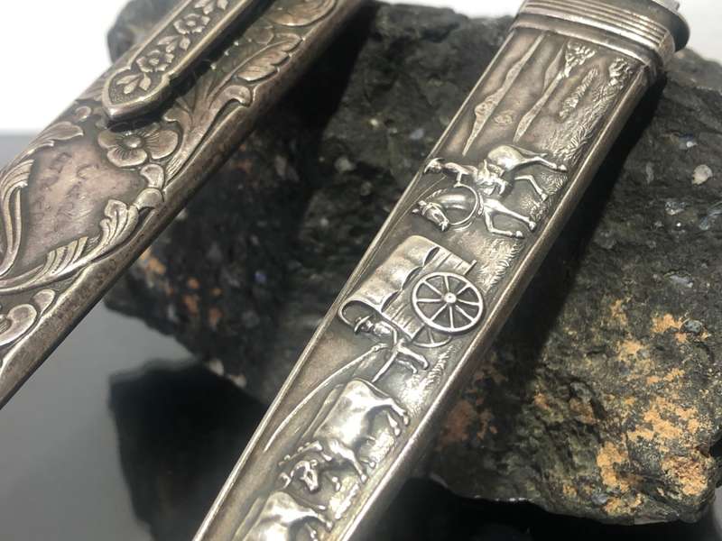 VINTAGE ARGENTINIAN INOX GAUCHO KNIVES