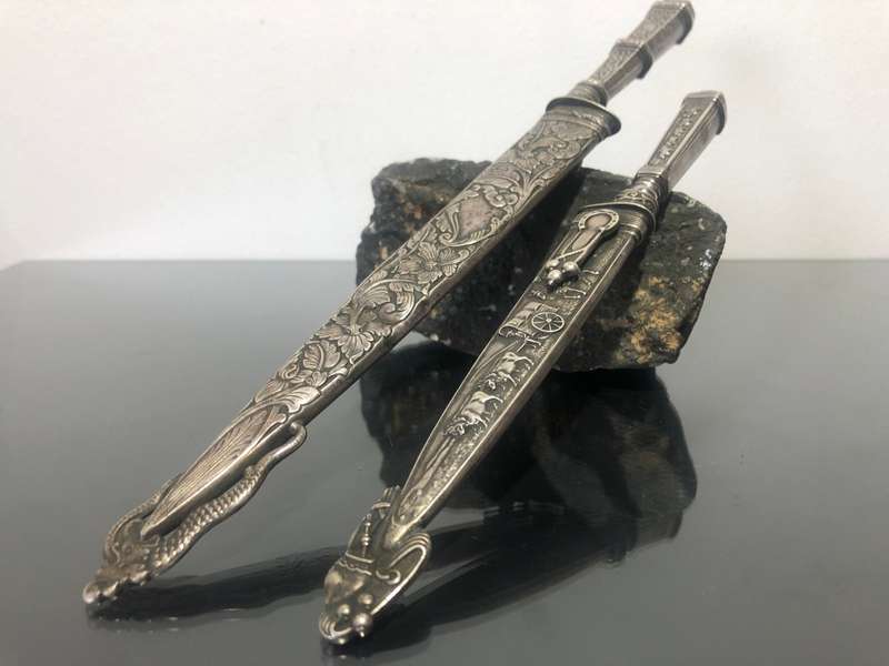 VINTAGE ARGENTINIAN INOX GAUCHO KNIVES