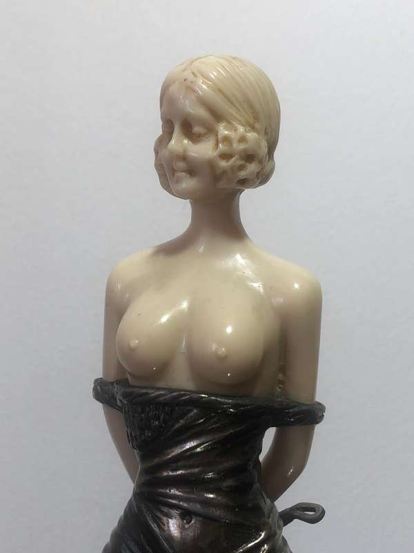 Art Deco Figurine inspired by Bruno Zach  The Whip Girl