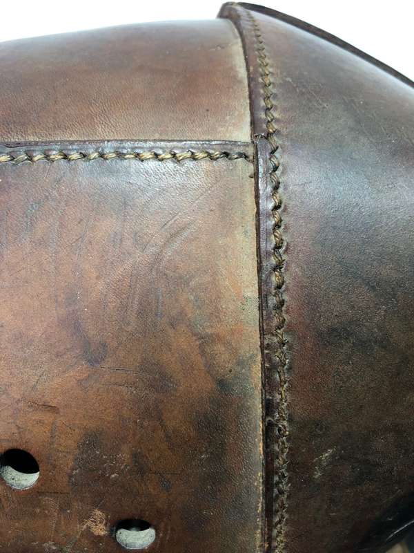 A Rare Meiji Period original Japanese Kendo Leather Helmut