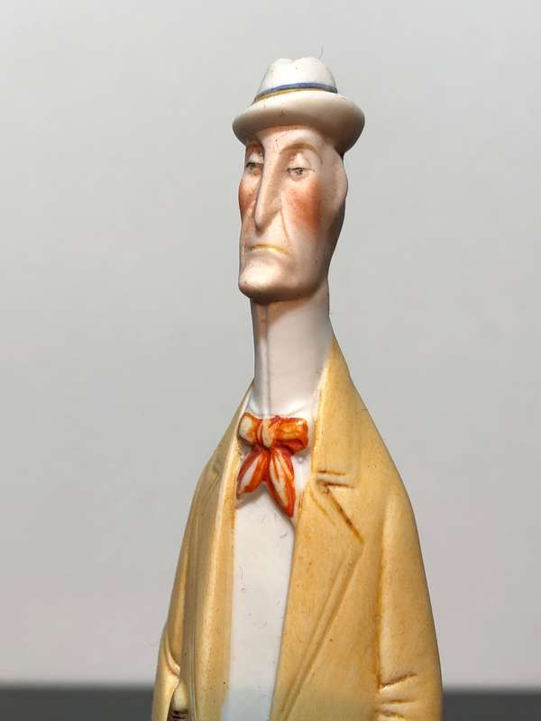 Tennis Champion Bisque Figurine by Schafer & Vater
