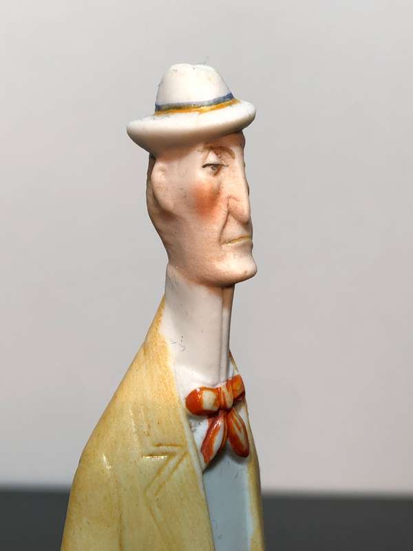 Tennis Champion Bisque Figurine by Schafer & Vater