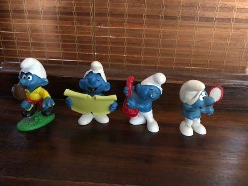 Smurfs x 4
