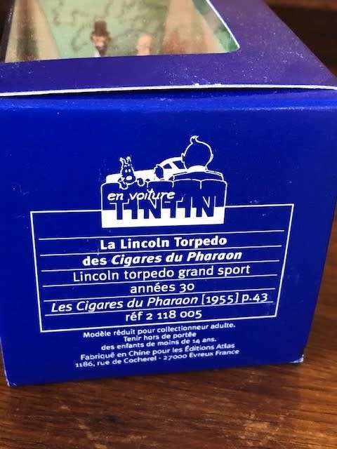 Tintin model cars