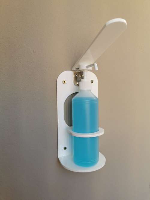 ELBOW OPERATED SANITISER HOLDER