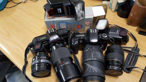 TWO Cameras  Sold as is NOT TESTED