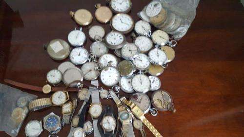 Mixed lot of vintage watches, some have parts missing, some are working,none tested,