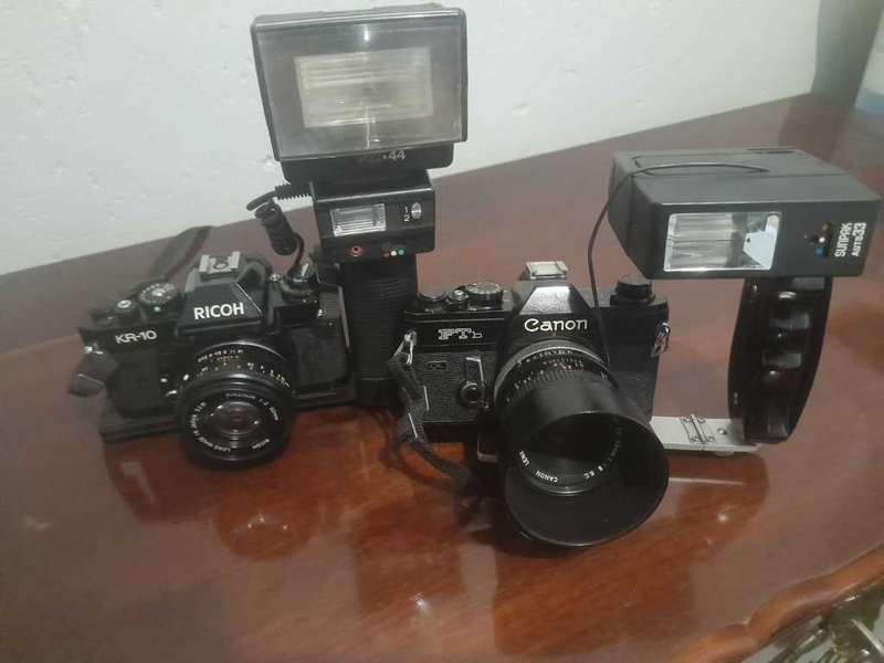 2 Vintage camera collection In used condition as a lot as is