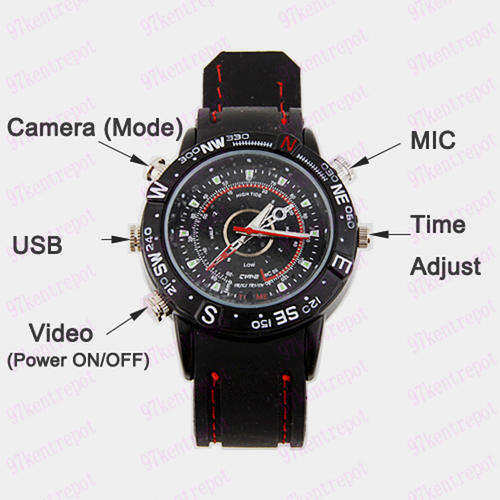 NEW CHIC! 4GB Spy Watch Hidden Camera DVR Waterproof 1280x960 bk SCE-0251