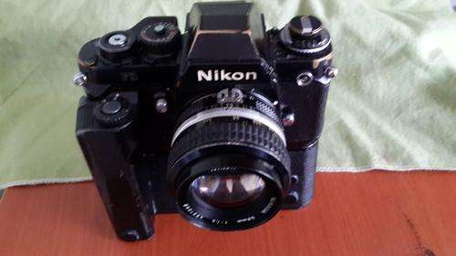 Nikon F3 35mm Film Camera Serial  1365393  with MD-4 Motordrive and 50mm lens