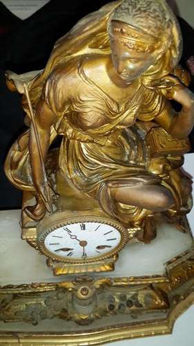 French Mantel Clock This clock is for a restauration . made of bronze or brass.Sh