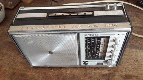VINTAGE RARE Supersonic Chassay: Conqueror Hi-Fi P.R.  Radio SHIPPING R45