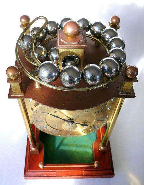 Superb 'Spherical Weight' bracket clock by Harding & Bazeley, , limited edition No 262 of 1000, exce