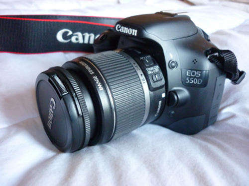 Canon 550D with 18-55mm lens