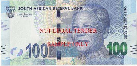 MANDELA R100 'AA' UNCIRCULATED