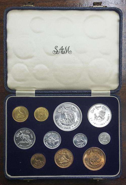 1896 GOLD REEF CITY **11 coin Token Set** in SAM LONG BOX