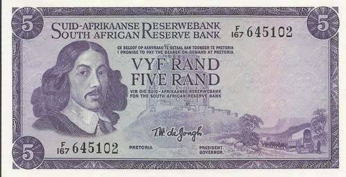 R5 TW de Jongh 1st Issue A/E ***UNCIRCULATED***