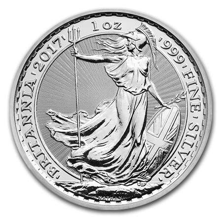 # 2017 BRITANNIA Silver 1 oz Bullion Coin (BU) #