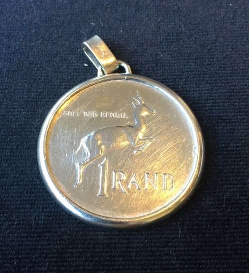 SA SILVER R1 Coin Pendant - 1966