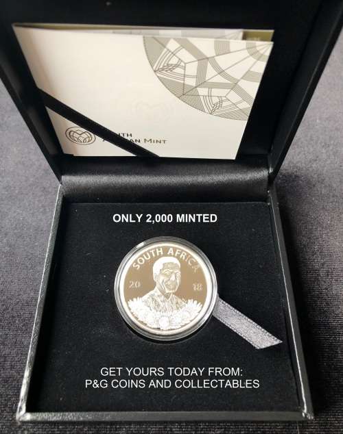 2018 MANDELA PROOF SILVER R1 - Robben Island