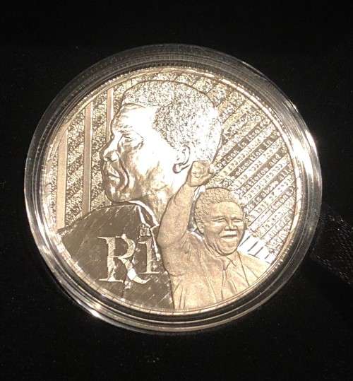 2018 MANDELA PROOF SILVER R1 - Robben Island
