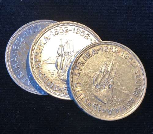 1952 Union of SA 5 Shilling/ Crown