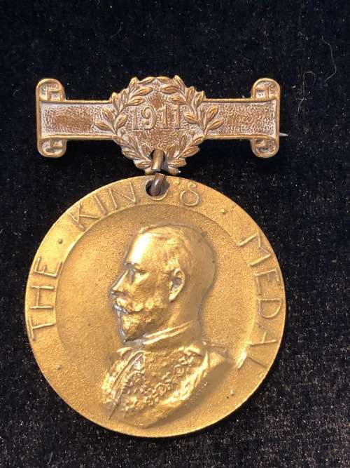 1911 Kings Medal, Punctual Attendance Award